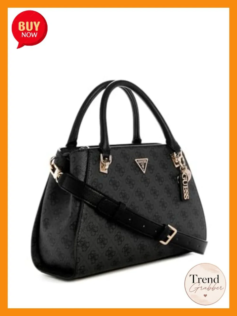 Faux Leather Luxury Satchel with Gold Hardware Crossbody